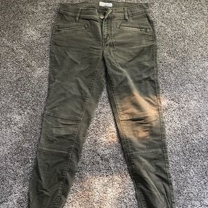 LOFT corduroy green pants women